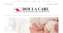 Desktop Screenshot of doulacare.com